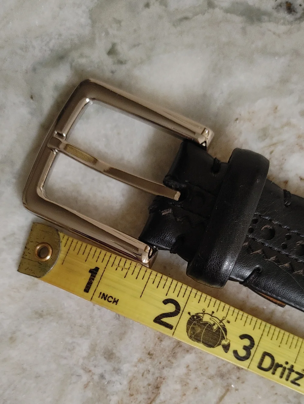 Cole Haan Black Western Style Belt Size 40